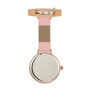 Meraki Mother of Pearl/Rose Gold/Blush Leather Fob 35