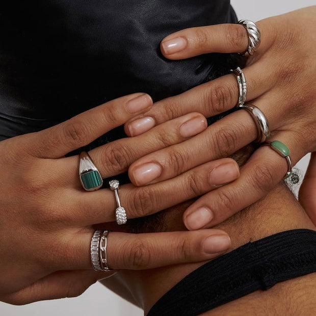 Mila White CZ Ring