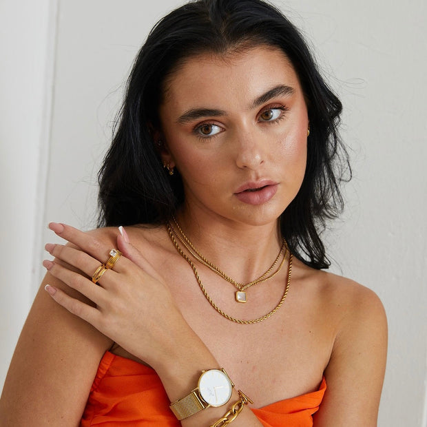 Zya Pearl Pendant Rope Necklace