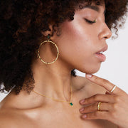 Dulcie Square Malachite Necklace