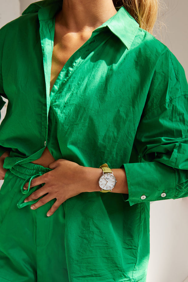 Jumeirah Pearl/Rose Gold/Lime Interchangeable 36