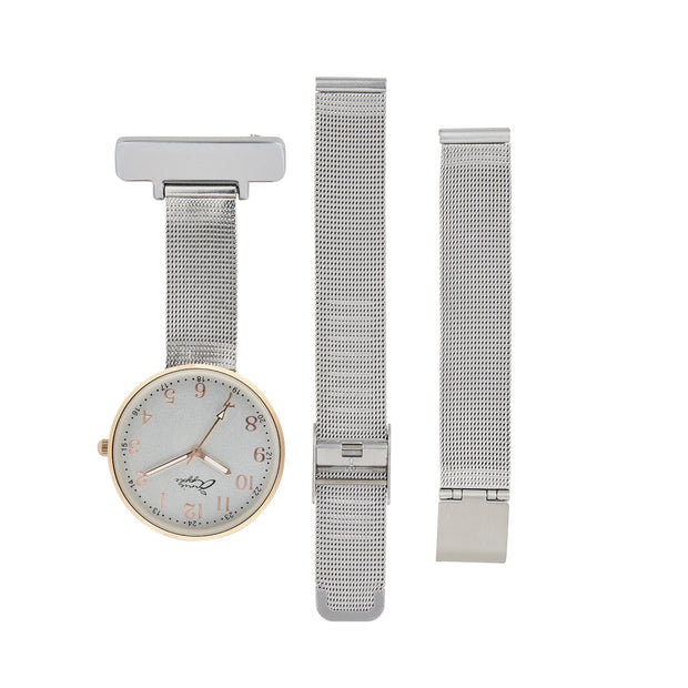 Empress Interchangeable Rose Gold/Silver Mesh 35