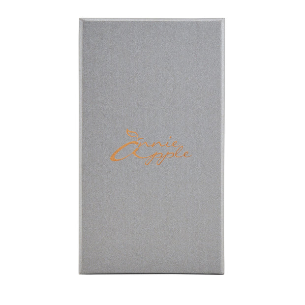 Aurora Rose Gold/Pearl/Blue Leather Fob 35
