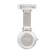 Aurora White/Silver Mesh Fob 35