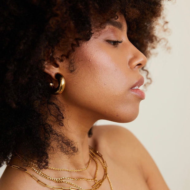 Estelle Chubby Hoop Earrings