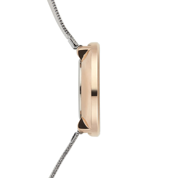 Empress Interchangeable Rose Gold/Silver Mesh 35