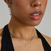 Rio Snake Silver Necklace