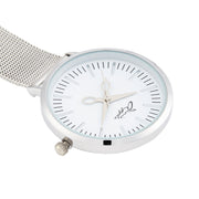 Aurora White/Silver Mesh Fob 35