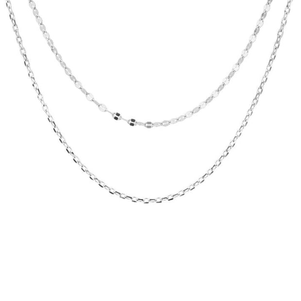 Reina Double Chain Necklace