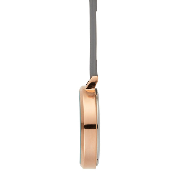 Meraki Rose Gold/Grey Leather Fob 35