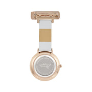 Aurora Marble/Rose Gold/Grey Leather Fob 35
