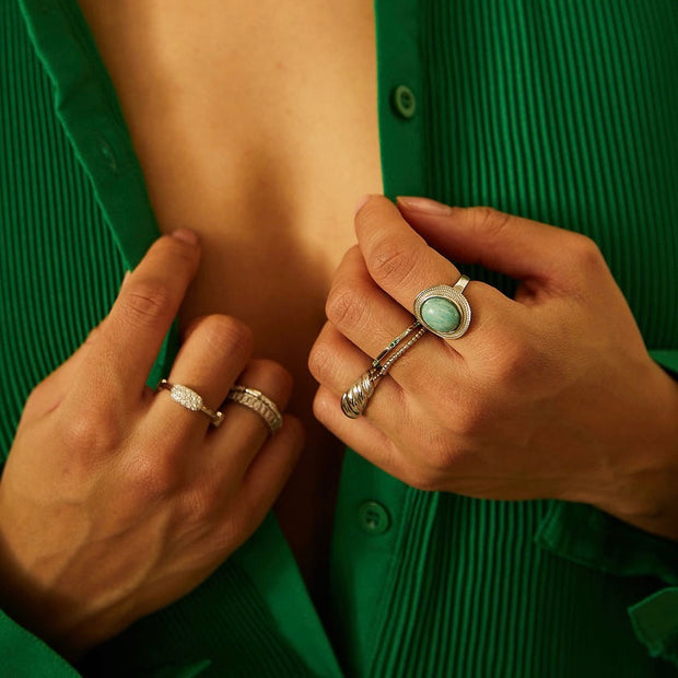 Imogen Amazonite Ring