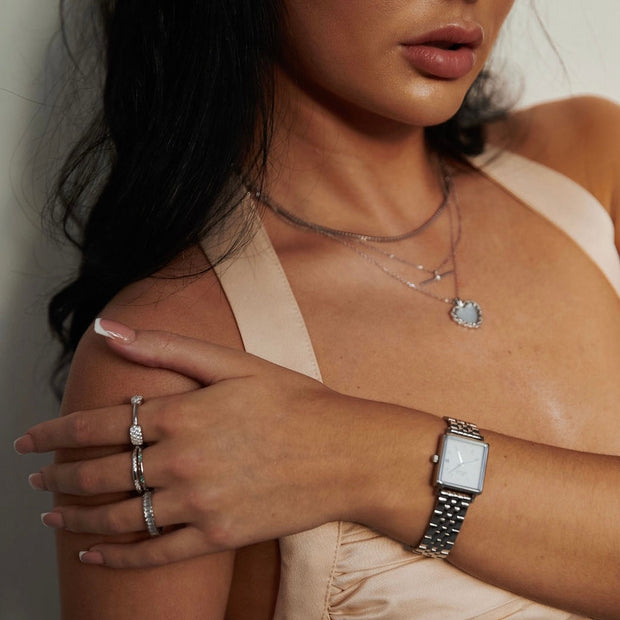 Mila White CZ Ring