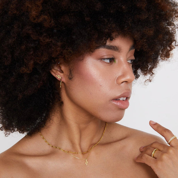 Rio Snake Gold Necklace