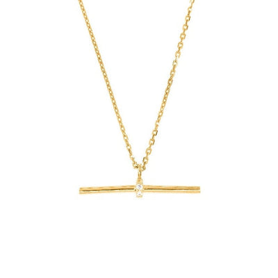 Zaria T Bar Necklace