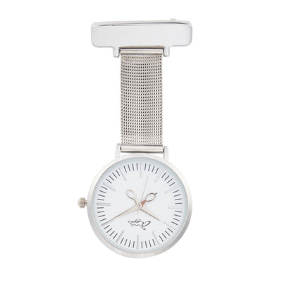 Aurora White/Silver Mesh Fob 35