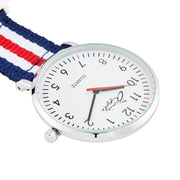 Silver Mesh/Nato Interchangeable Nurse Watch