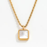 Zya Pearl Pendant Rope Necklace