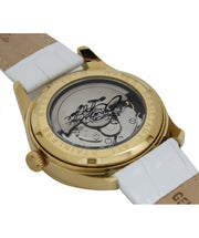 Annie Apple Eternity Swarovski Gold and White Automatic Watch Ladies