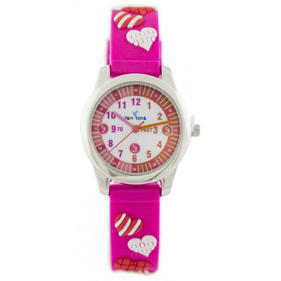 Fun Time Hearts and Love Silicon Kids Watch