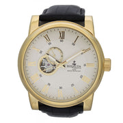 Bermuda Watch Co St George Gold and Black Automatic Watch Mens
