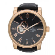 Bermuda Watch Co St George Rose Gold and Black Automatic Watch Mens