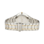 Hugo Schwarze Kahlo Silver and Gold and White Bracelet Watch Mens