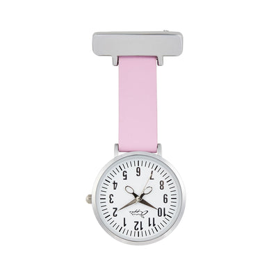 Annie Apple Silver/Pink Leather Fob 35