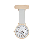 Annie Apple Marble/Rose Gold/Grey Leather Fob 35